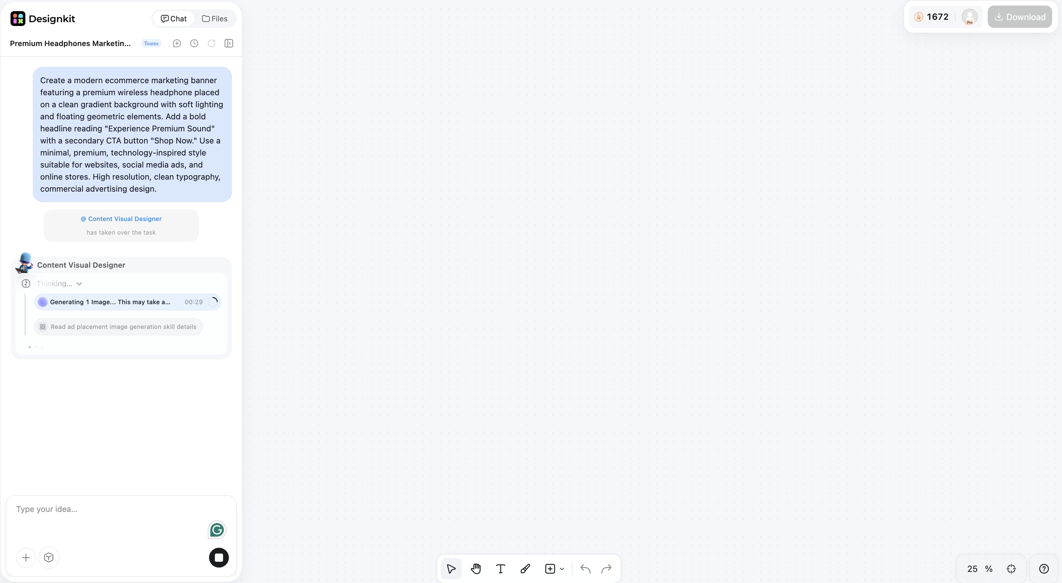 Generate AI-powered marketing visuals