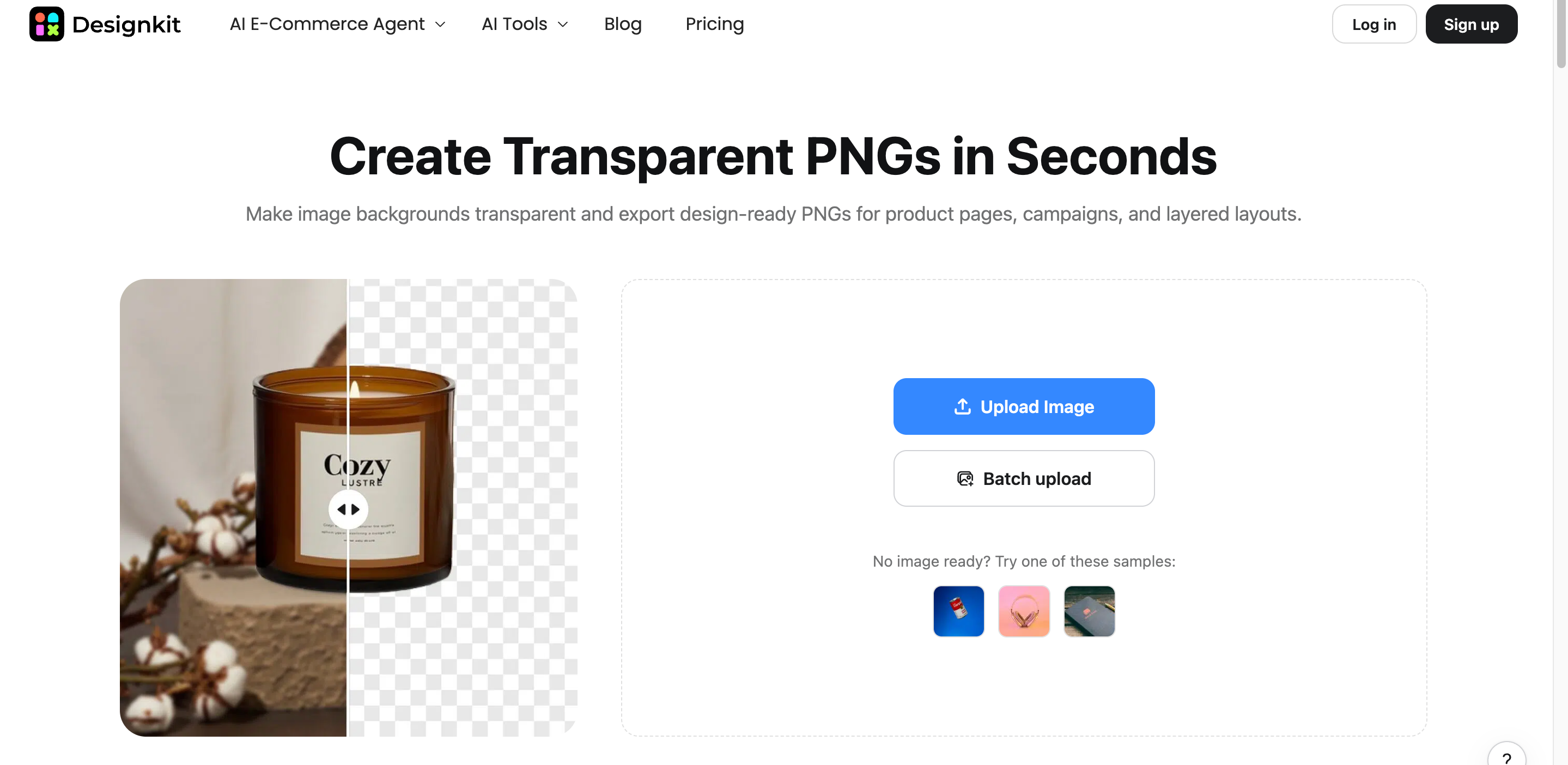 Designkit's Transparent Background Maker