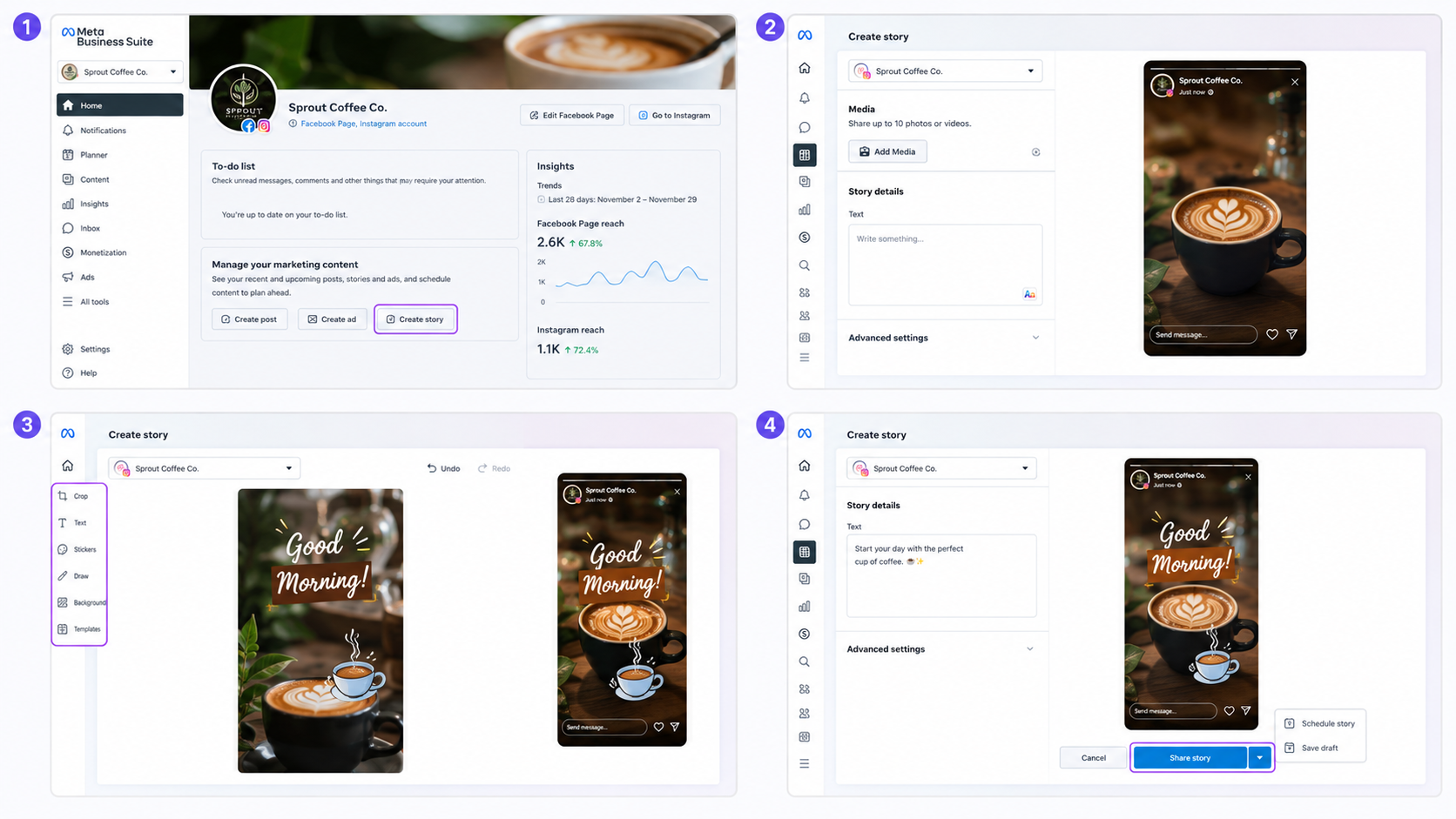 How to Post Story on Instagram From PC Upload Instagram Stories Using Meta Business Suite