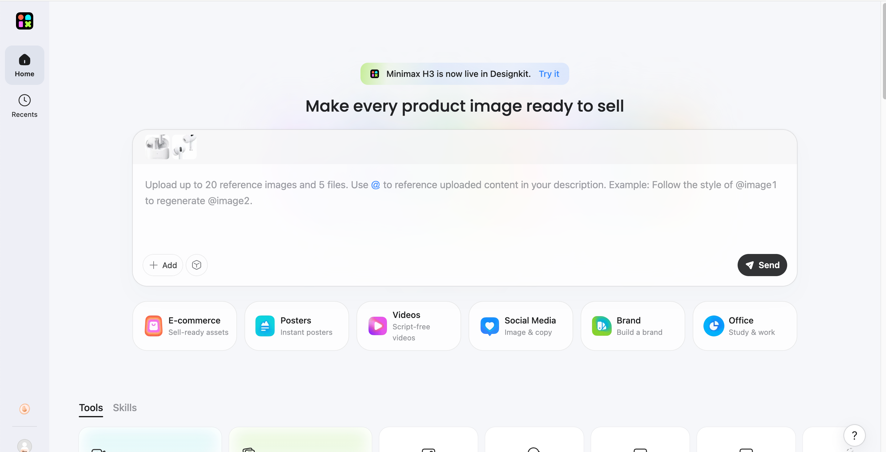 3 Steps to Create TikTok-Ready Visuals With Designkit Upload Your Product or Creative Asset