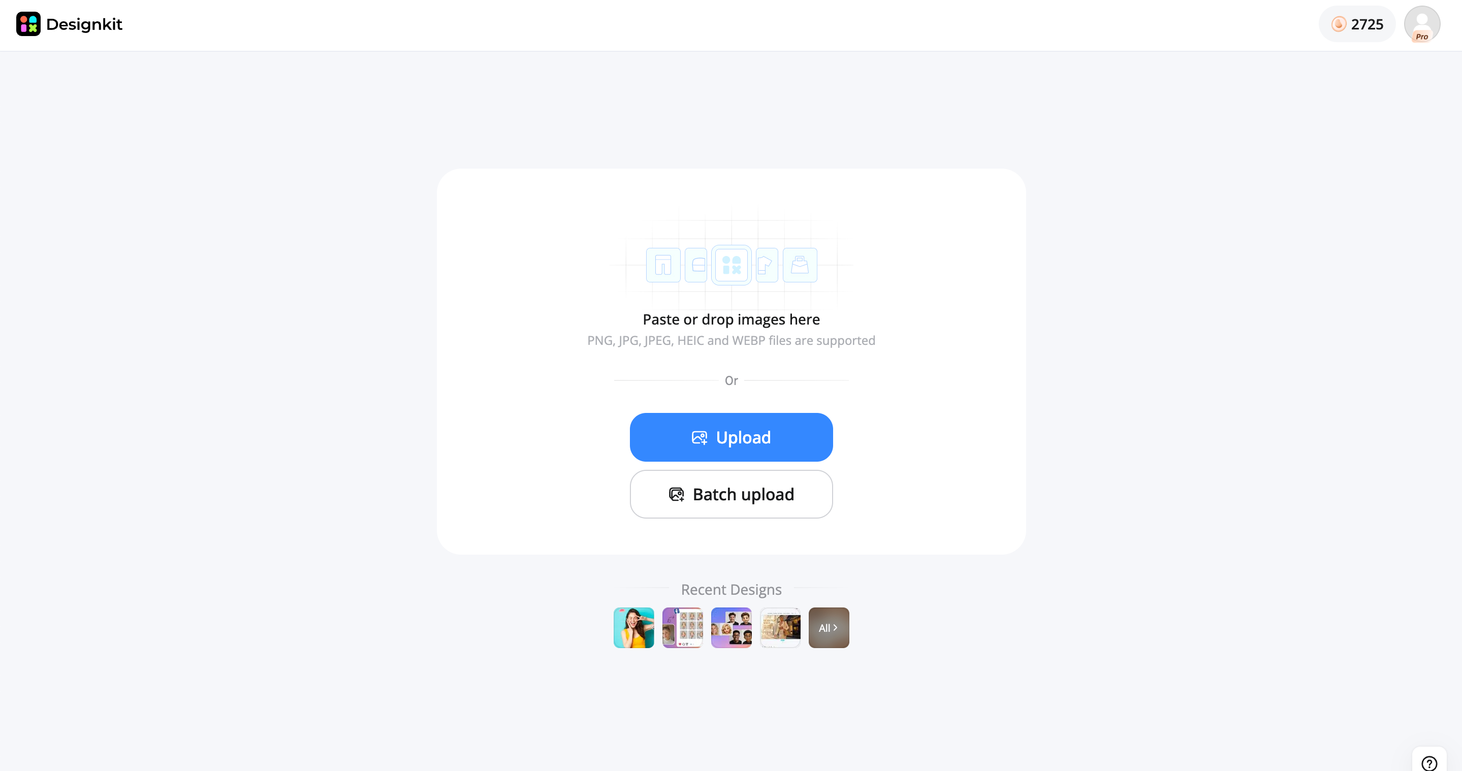 How to resize and prepare a 4x6 photo online with Designkit Upload your original image