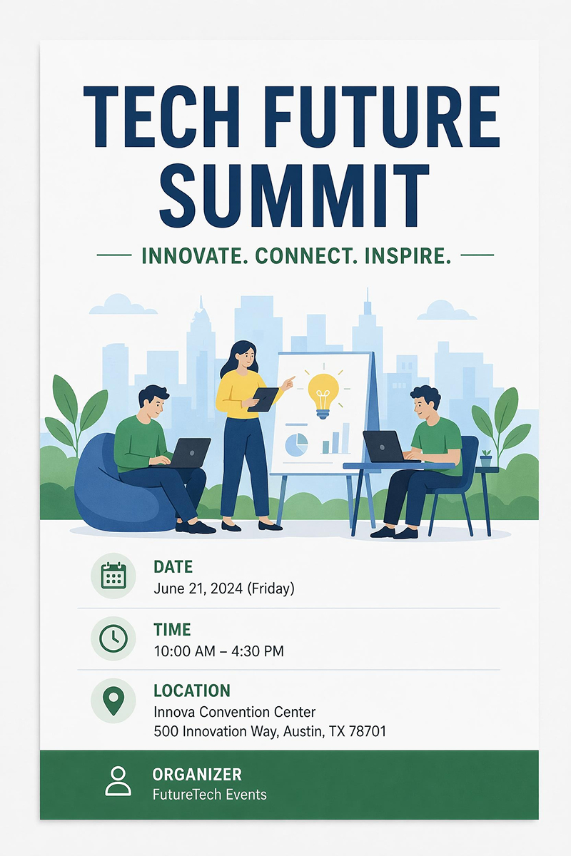 AI Generated Event Poster