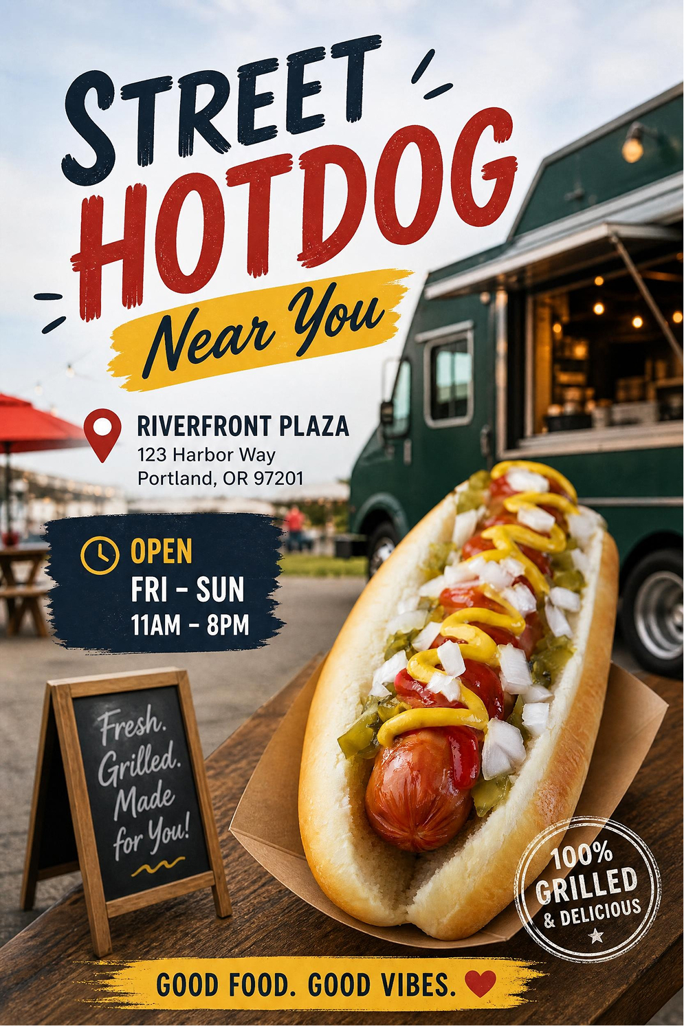food truck poster