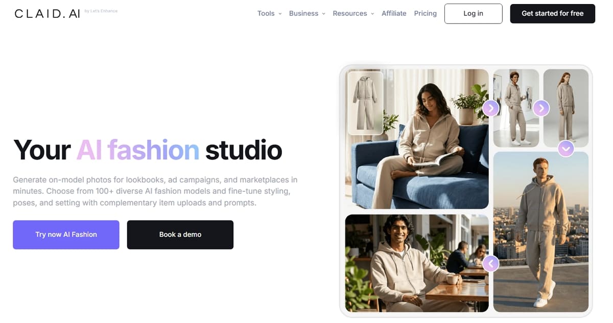 claid ai fashion studio