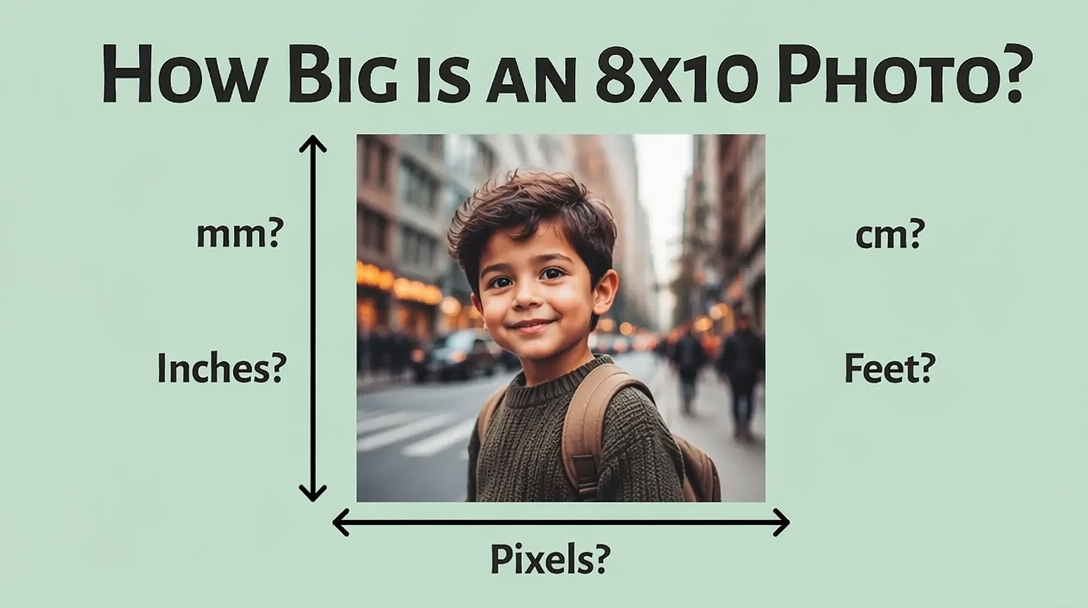 how big is 8x10 photo