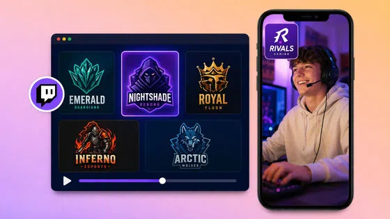 Create logos for your Twitch channel