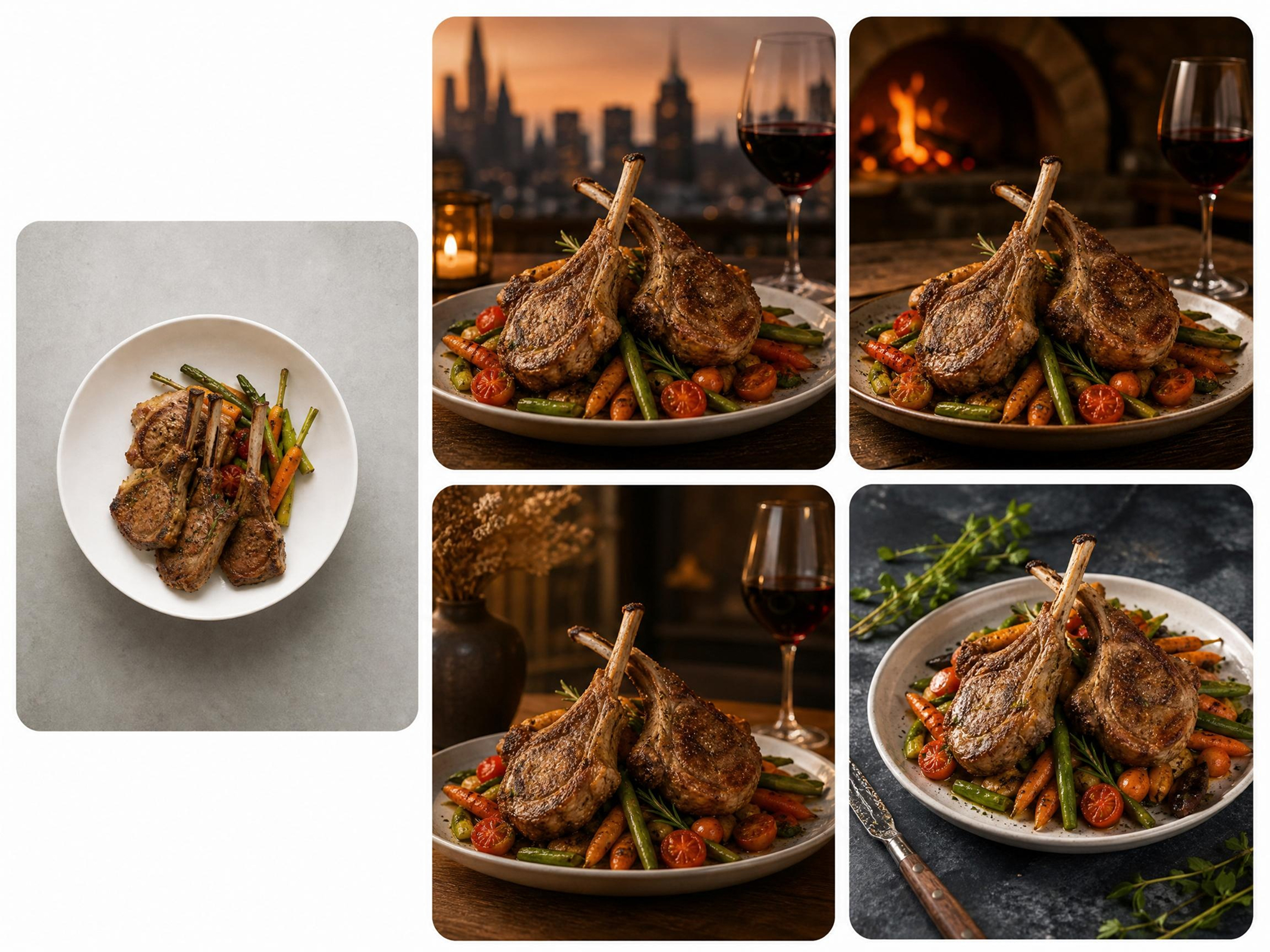 Place Food Products in Realistic, Styled Scenes