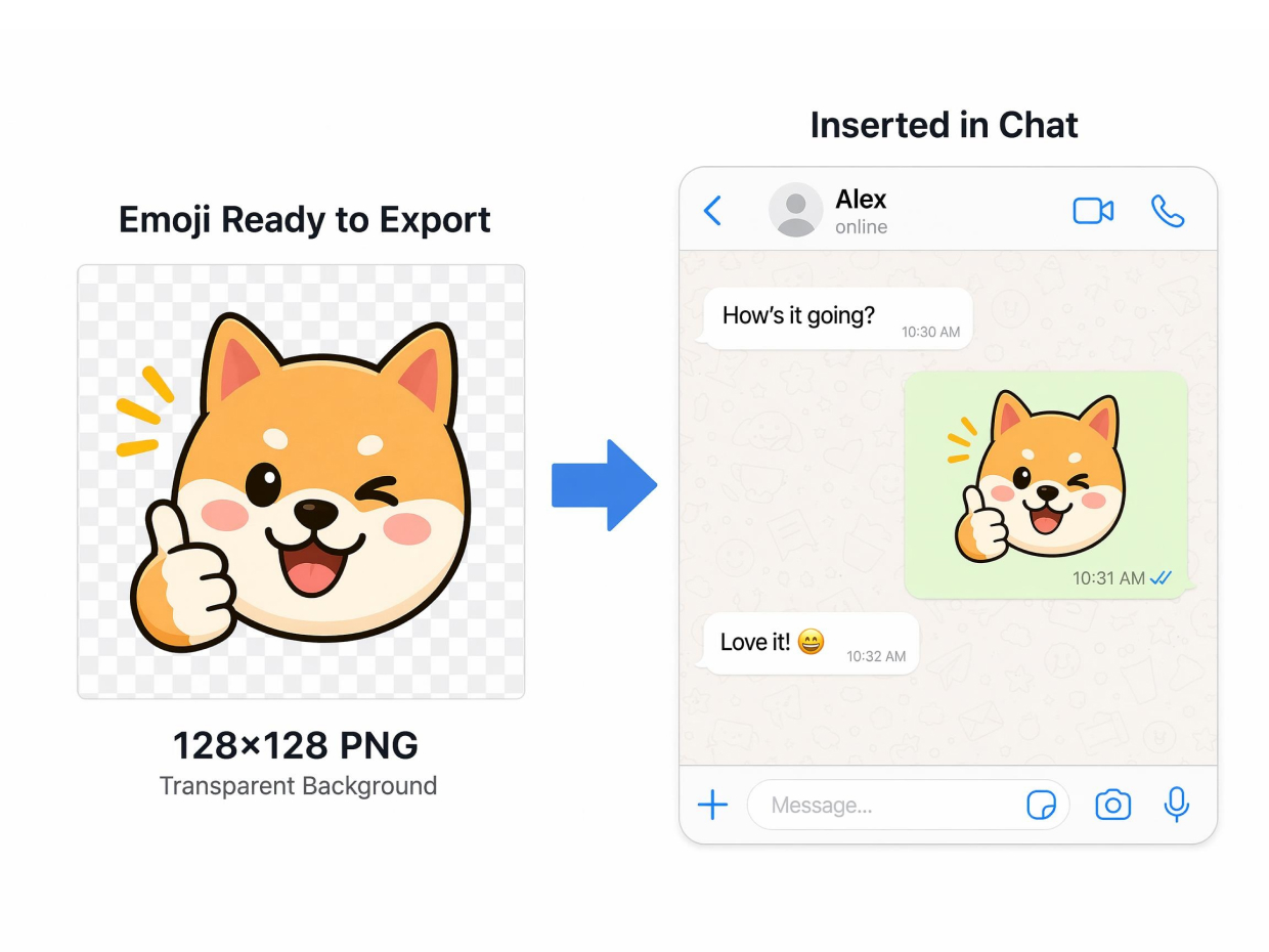 AI Exports PNG Sized for Chat Apps