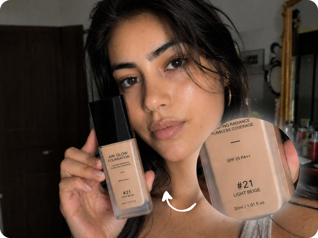Create Cosmetics-in-Hand and Model-Based Shots