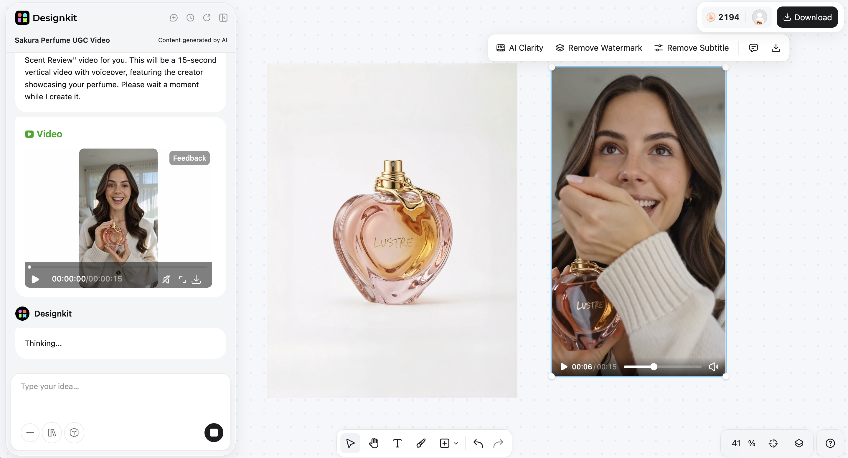 Export your product visuals