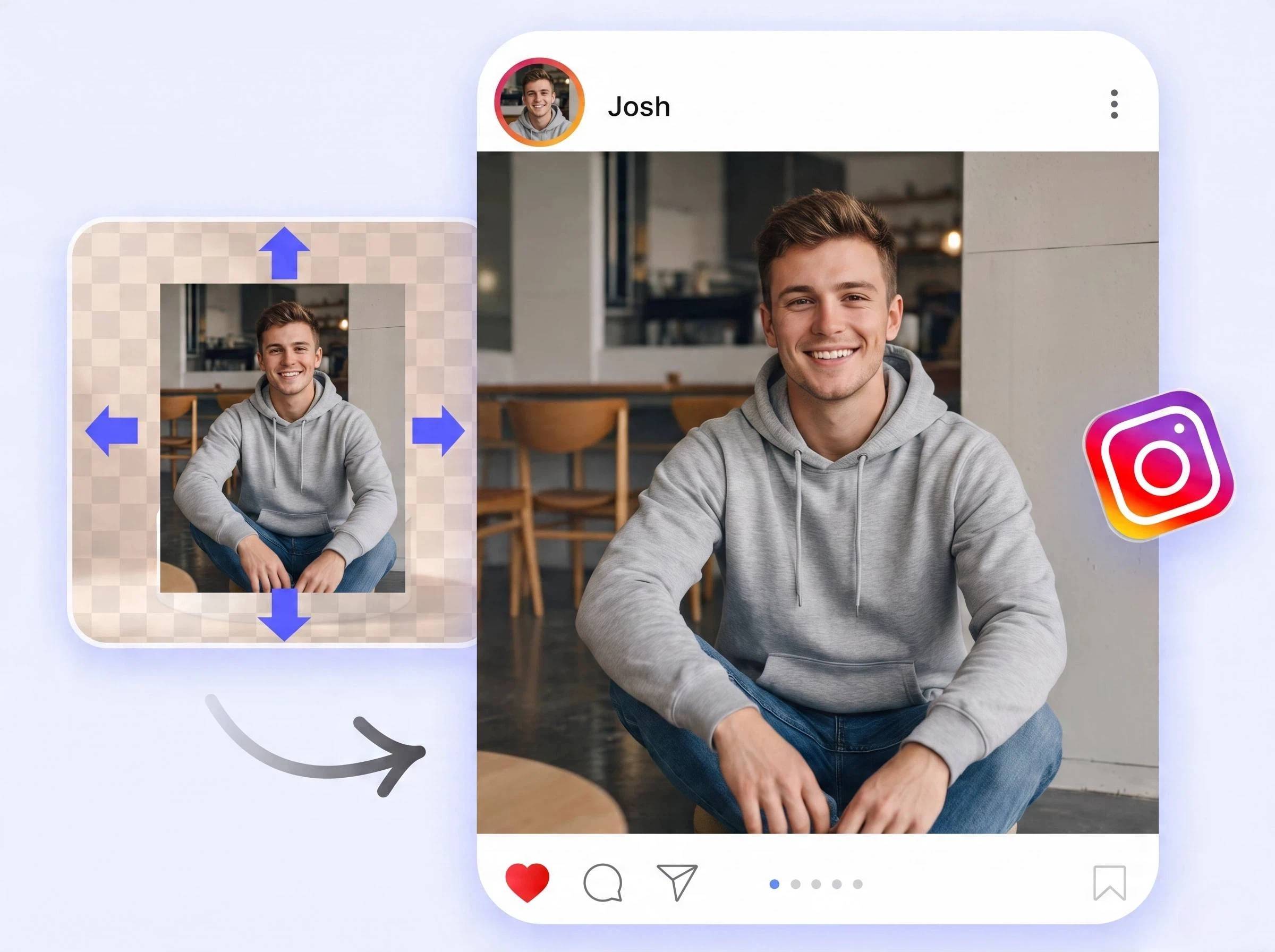 Turn One Photo Into Feed and Story Formats