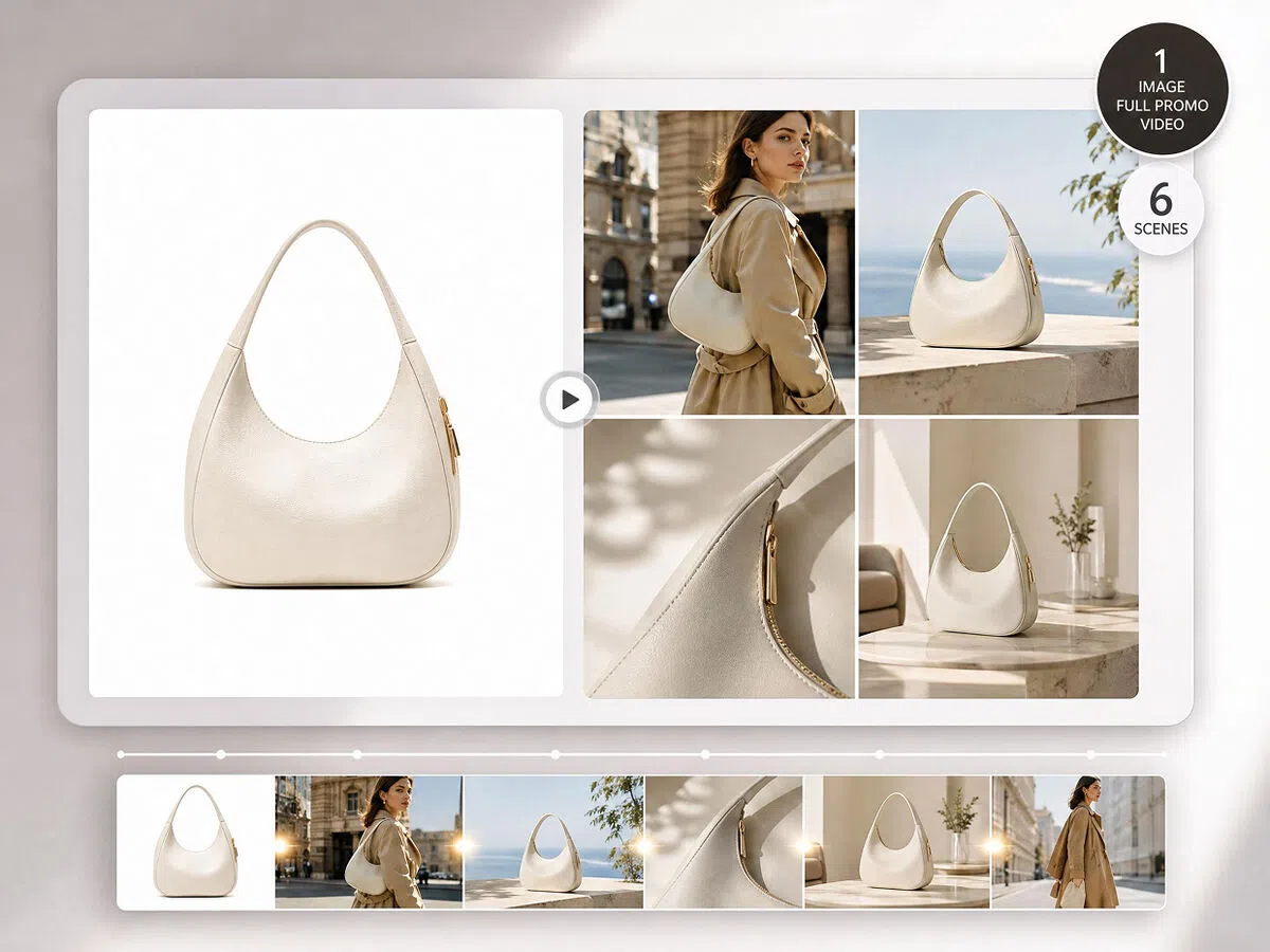 Generate Multi-Scene Promo Videos from a Single Product Image