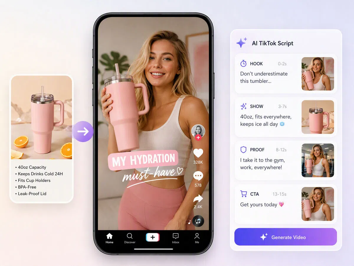 Turn Product Details Into Conversion-Focused TikTok Scripts