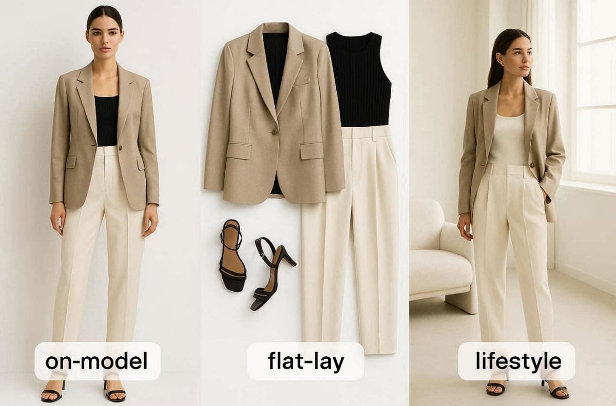 types of ai clothing model