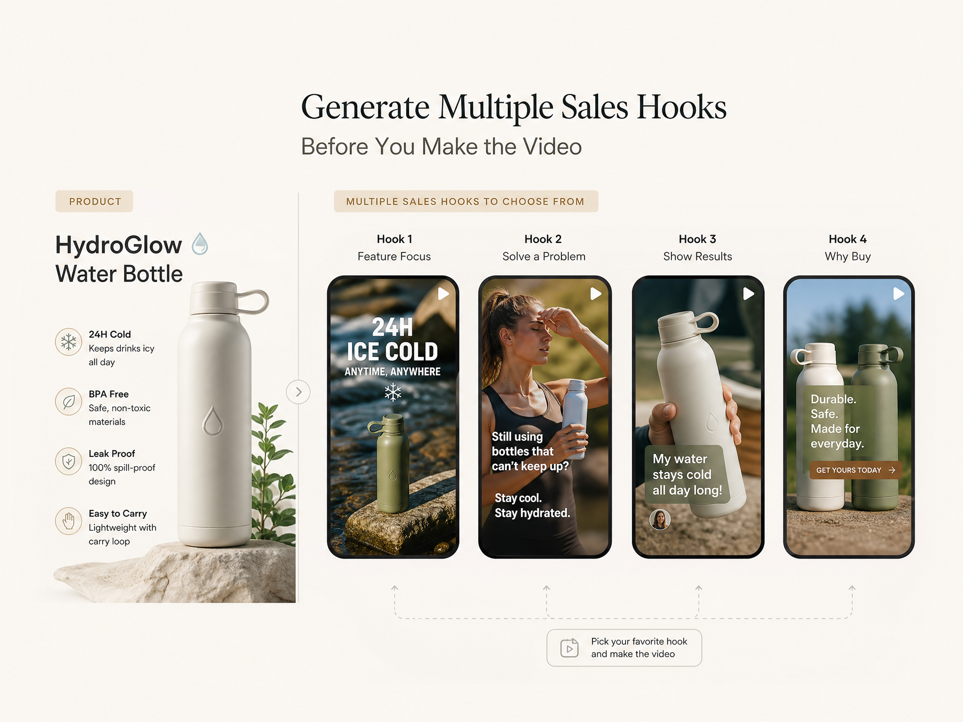 Create Product Hooks Before Launching New Videos
