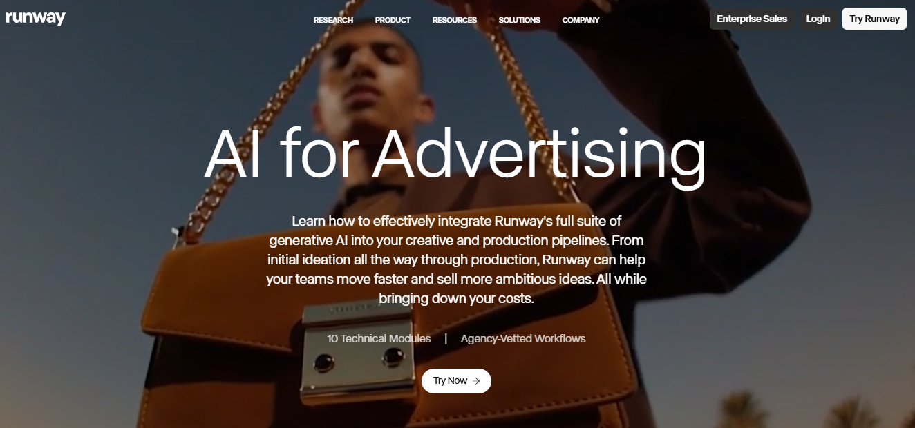 runway product ad video generator