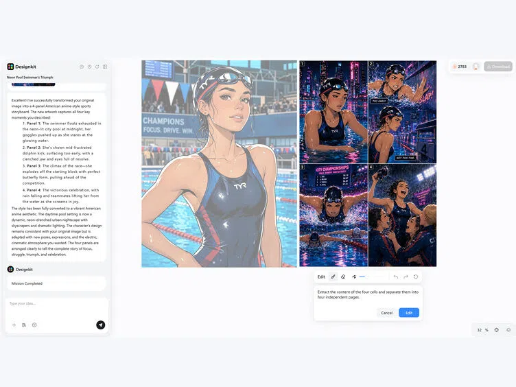 Generate Comic Panels