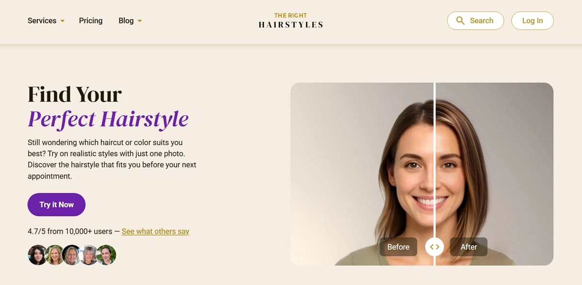 the right hairstyles tool