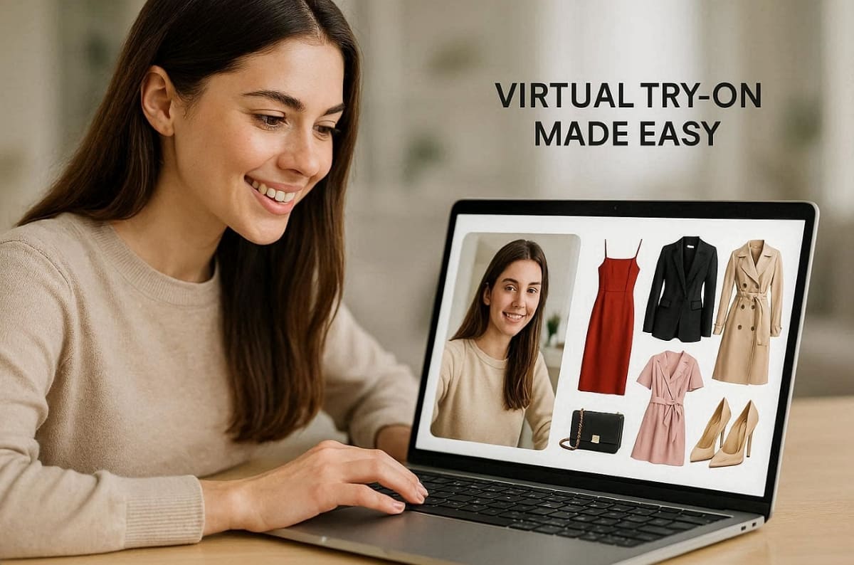 virtual clothing try-on working