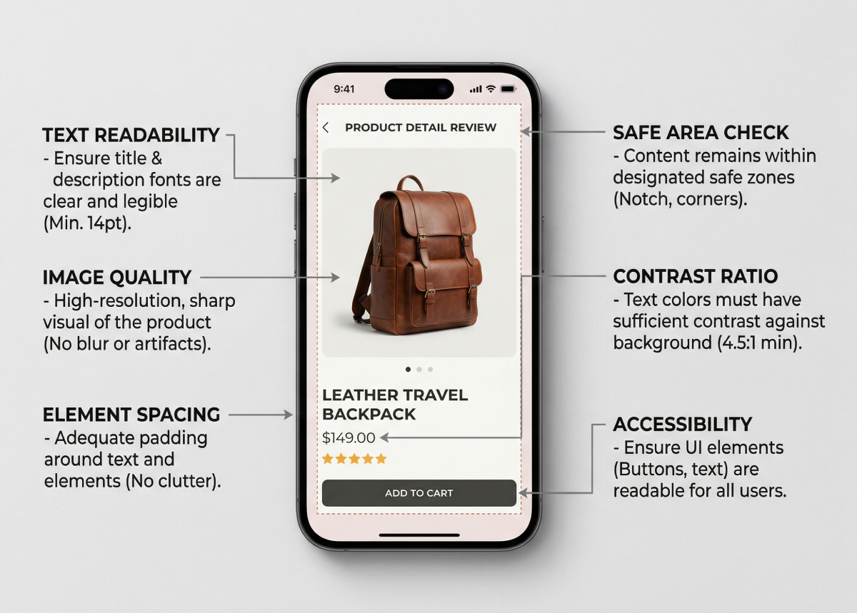 Checklist-Style Mobile Mockup