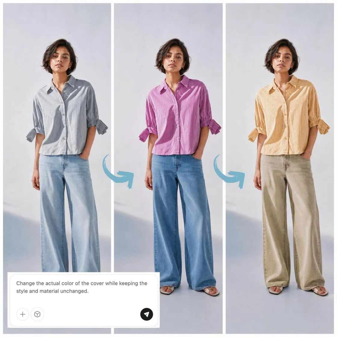AI Clothes Color Changer for E-commerce