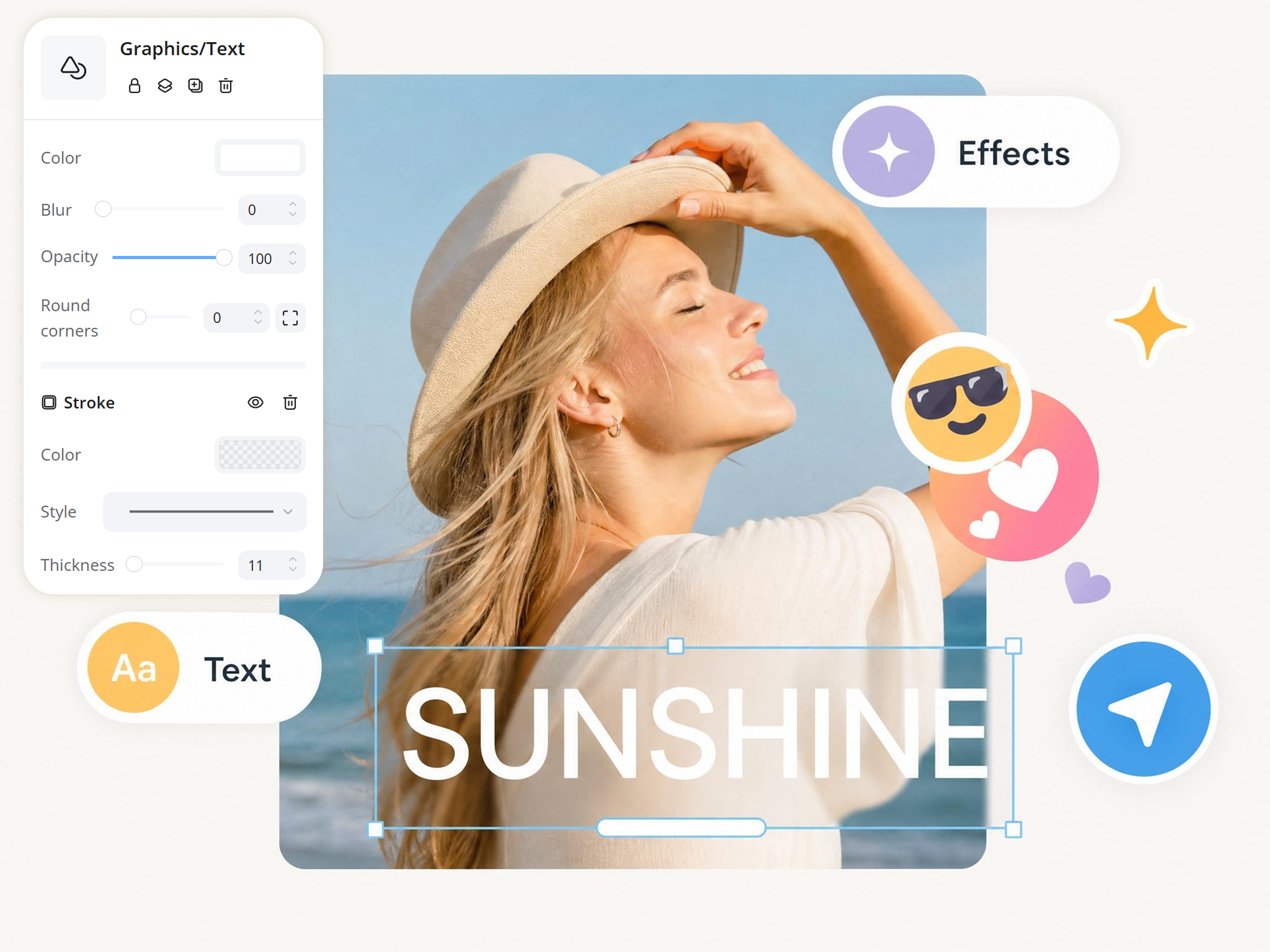 Add Text and Graphics on Top of Any Image