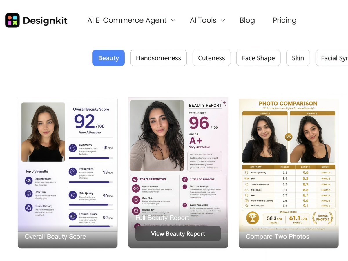 Pick a Attractiveness Test template