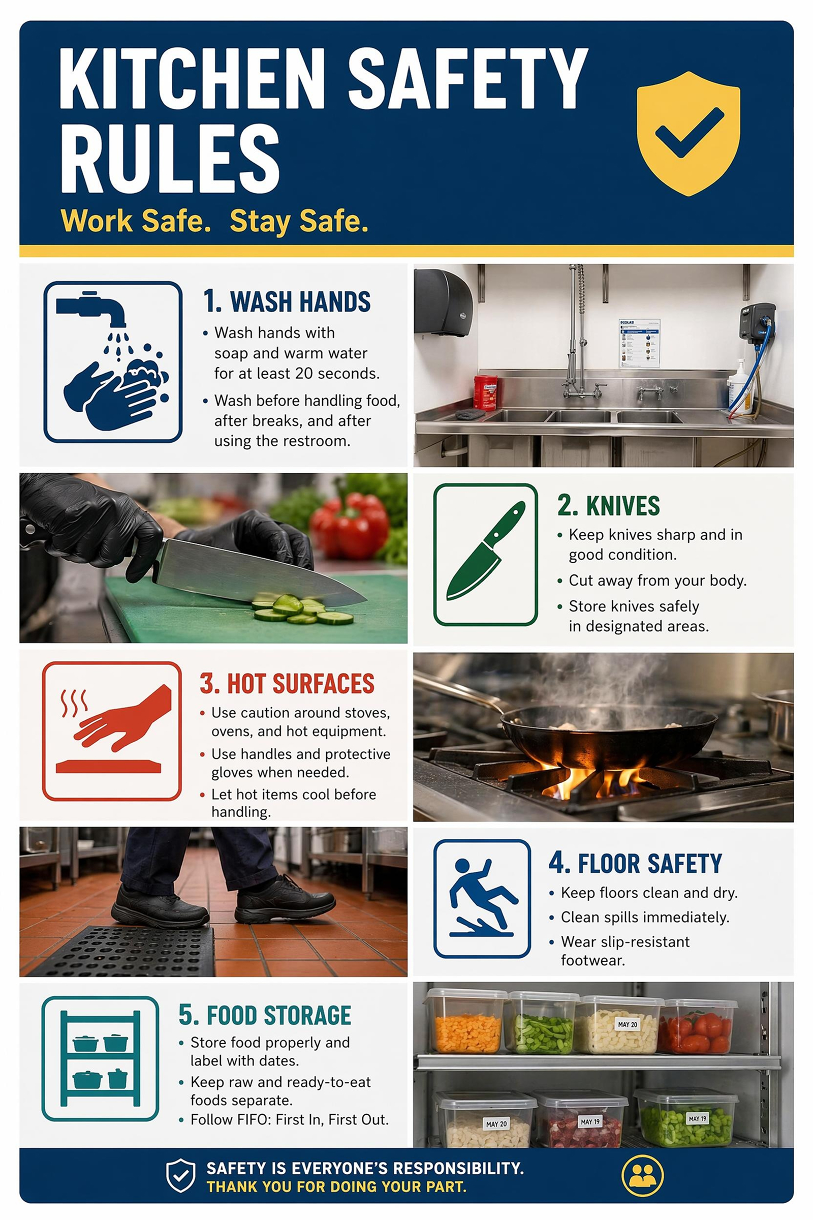 AI Generated safety poster