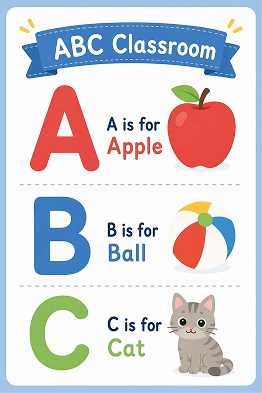 ai generated abc poster