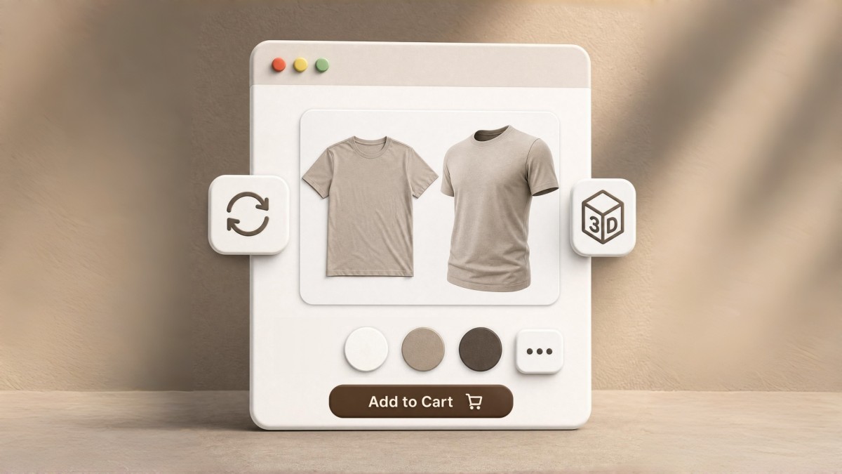 turn 2d images into 3d product visuals