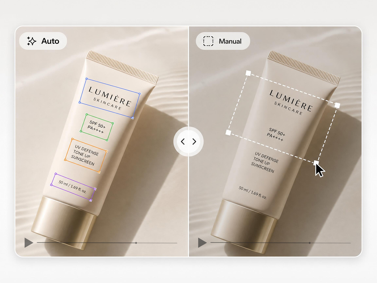 Auto-Detect Watermarks or Manually Select Anything to Remove