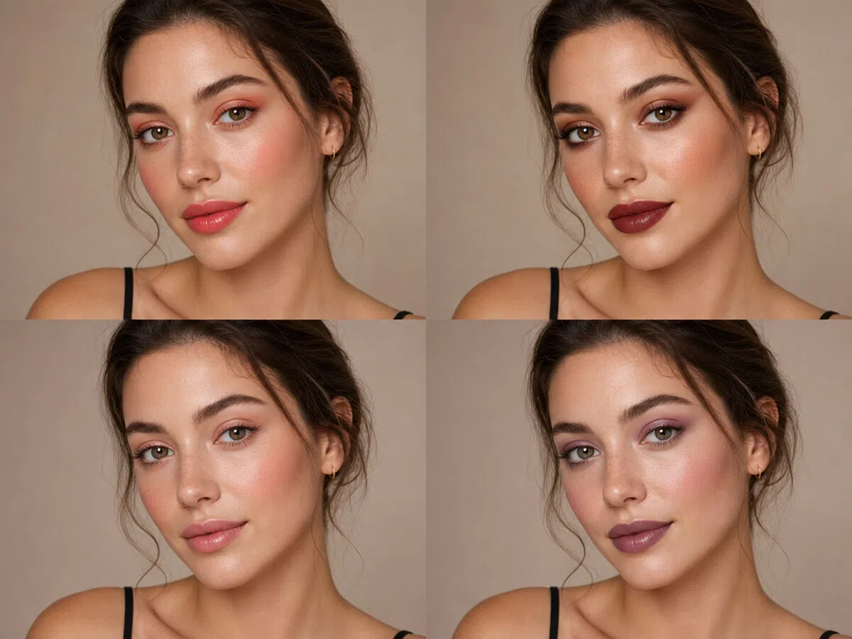 Compare Several Looks on the Same Face