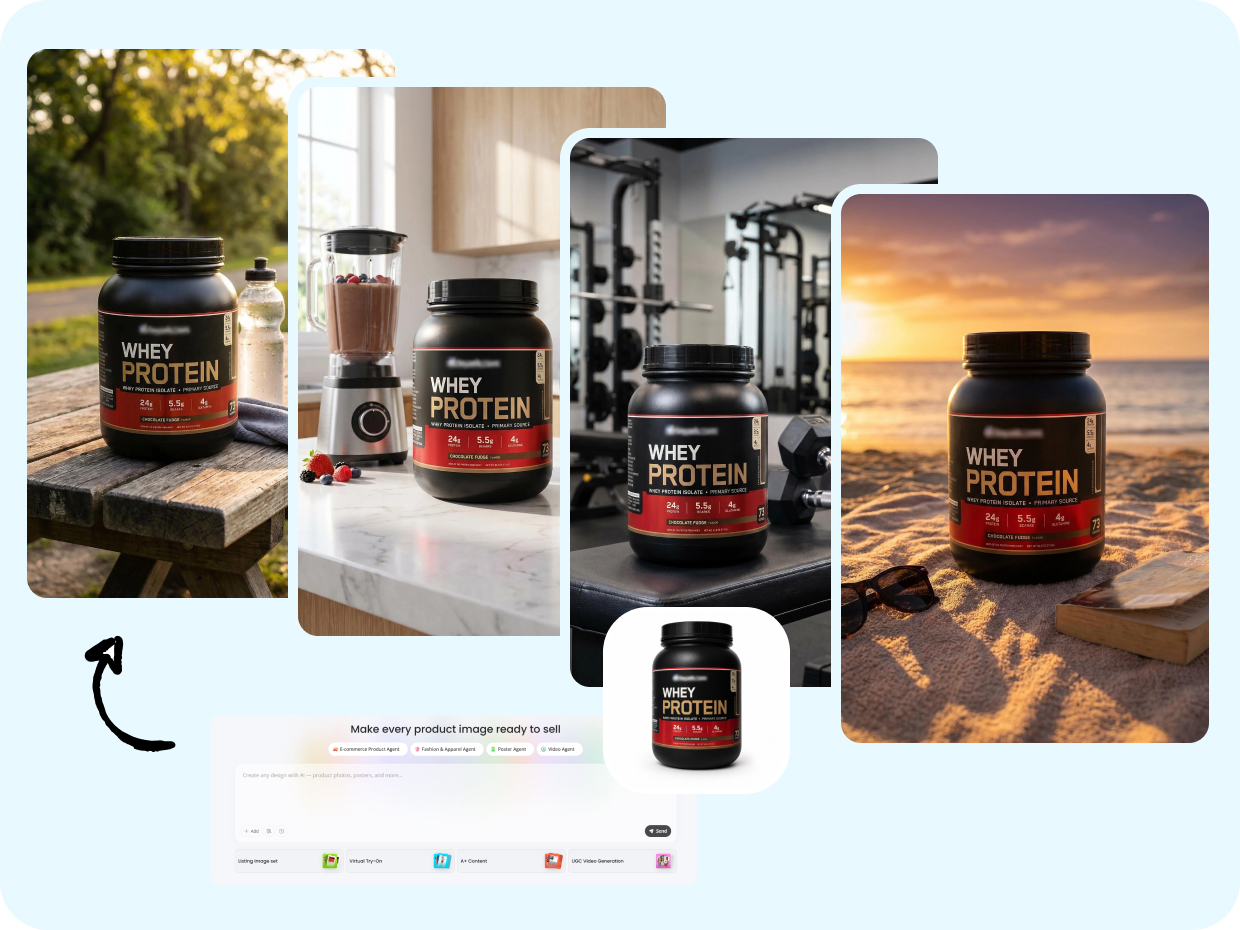 Create Studio-Quality Supplement Product Photos in Seconds