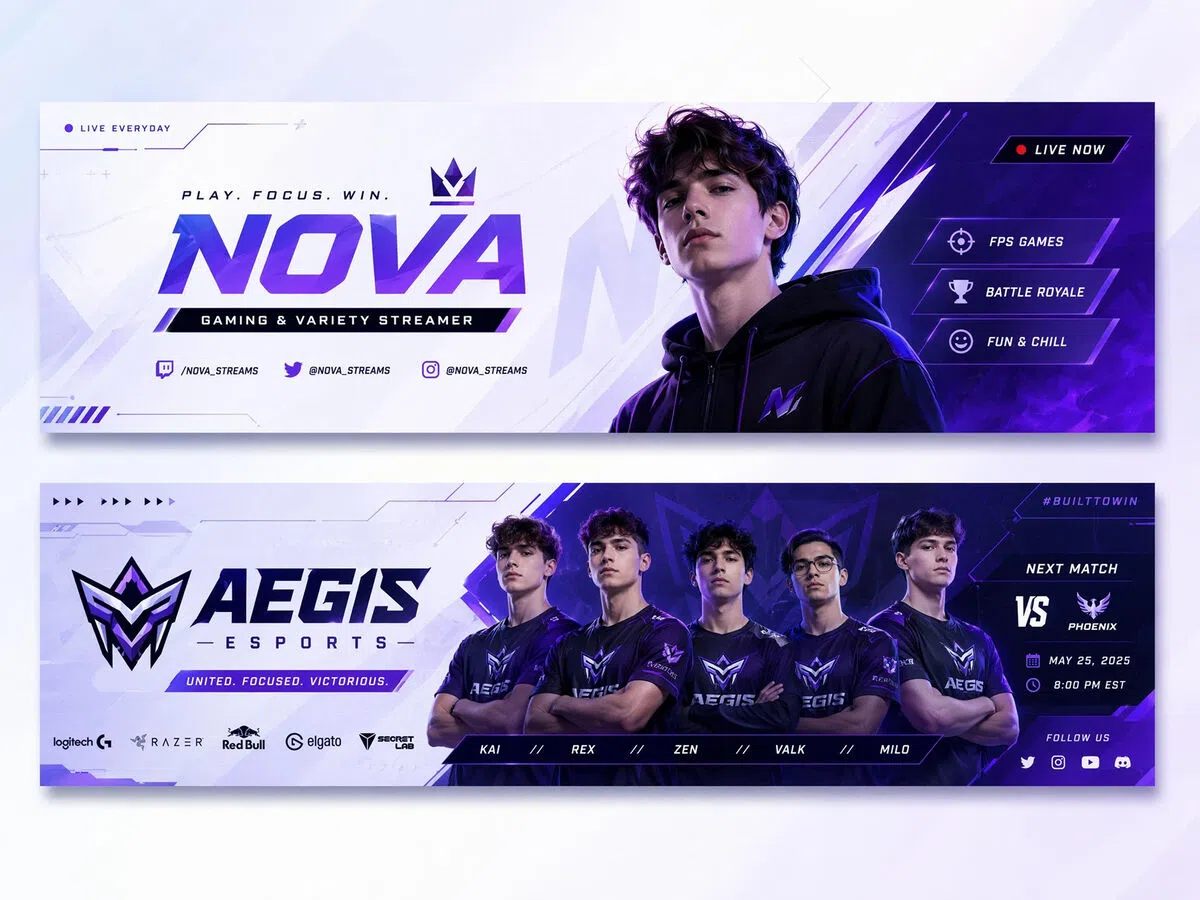 Create Banners for Teams and Solo Creators
