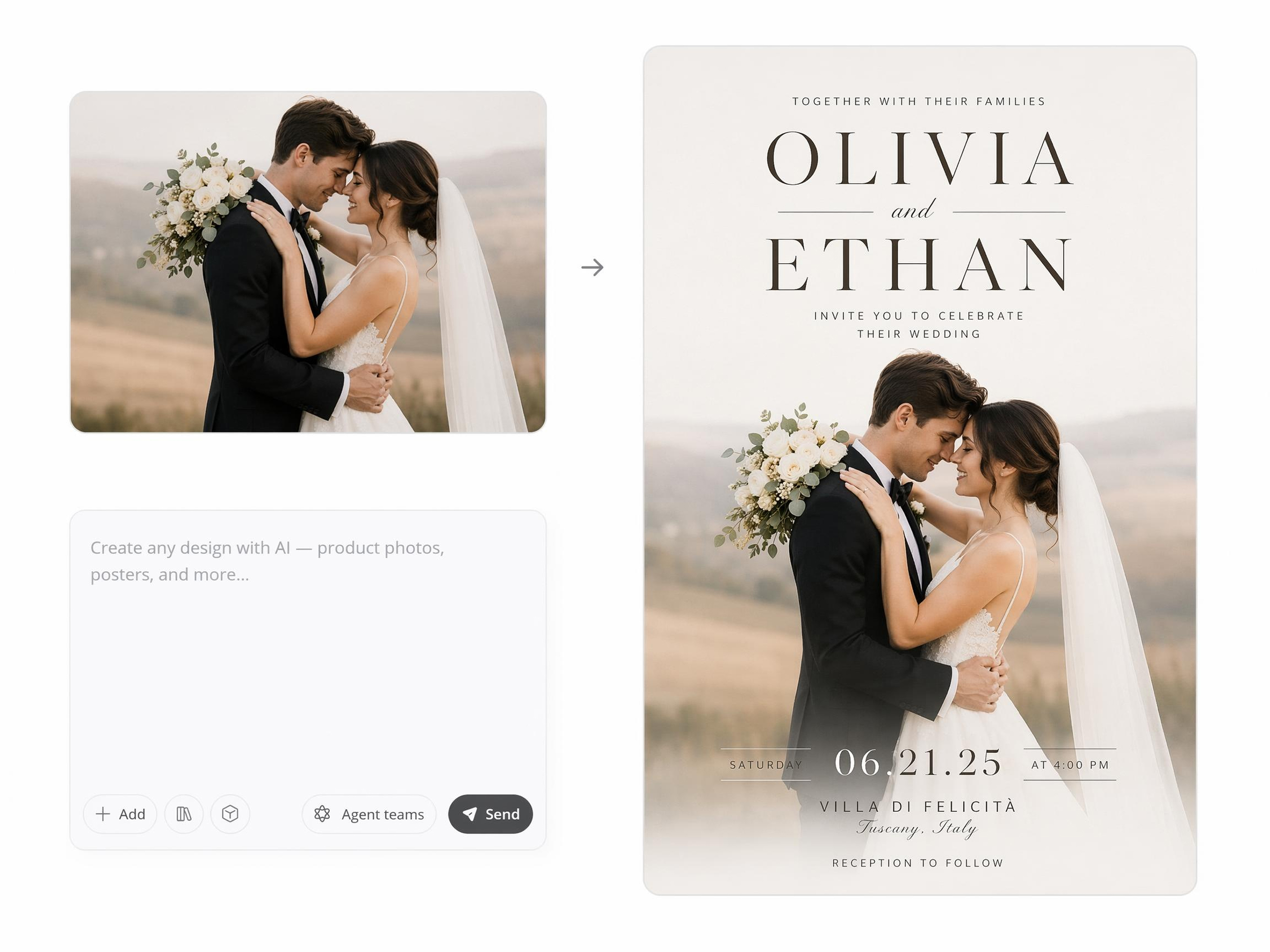 AI Balances Photos with Formal Typography