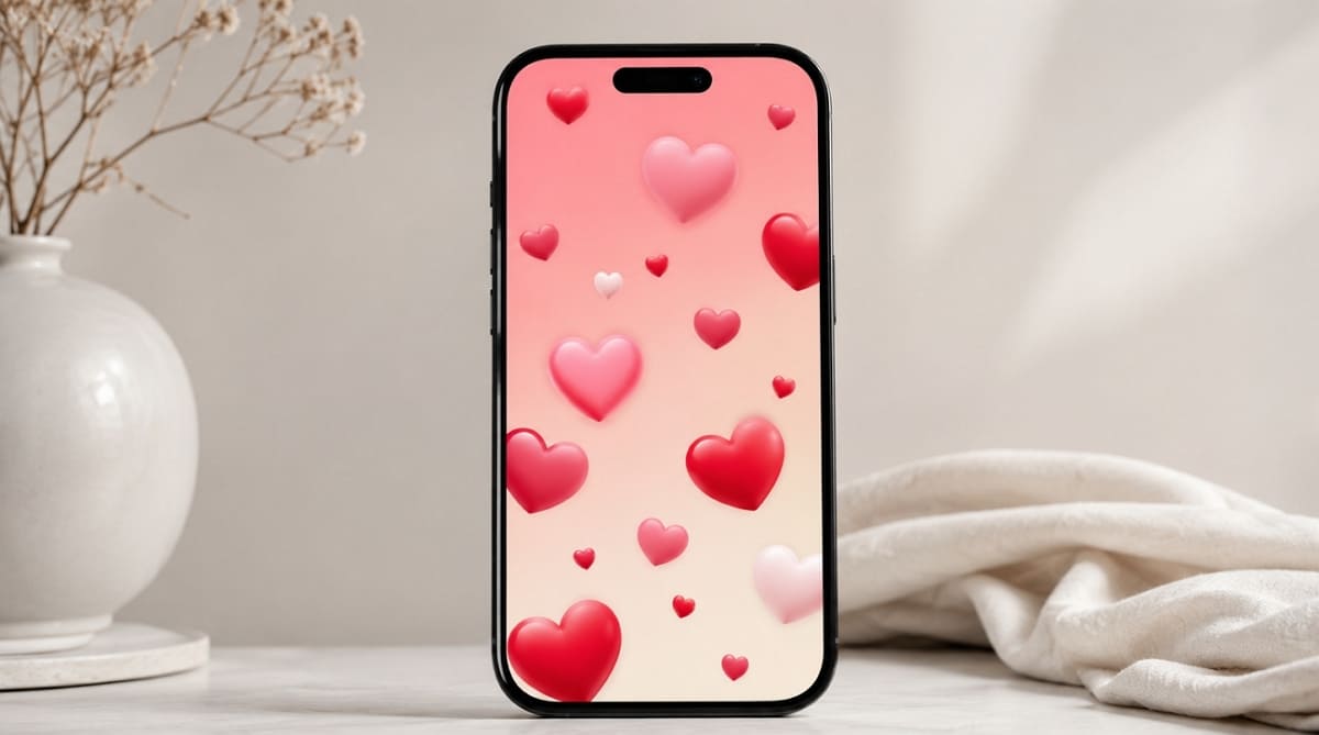 heart emoji wallpaper