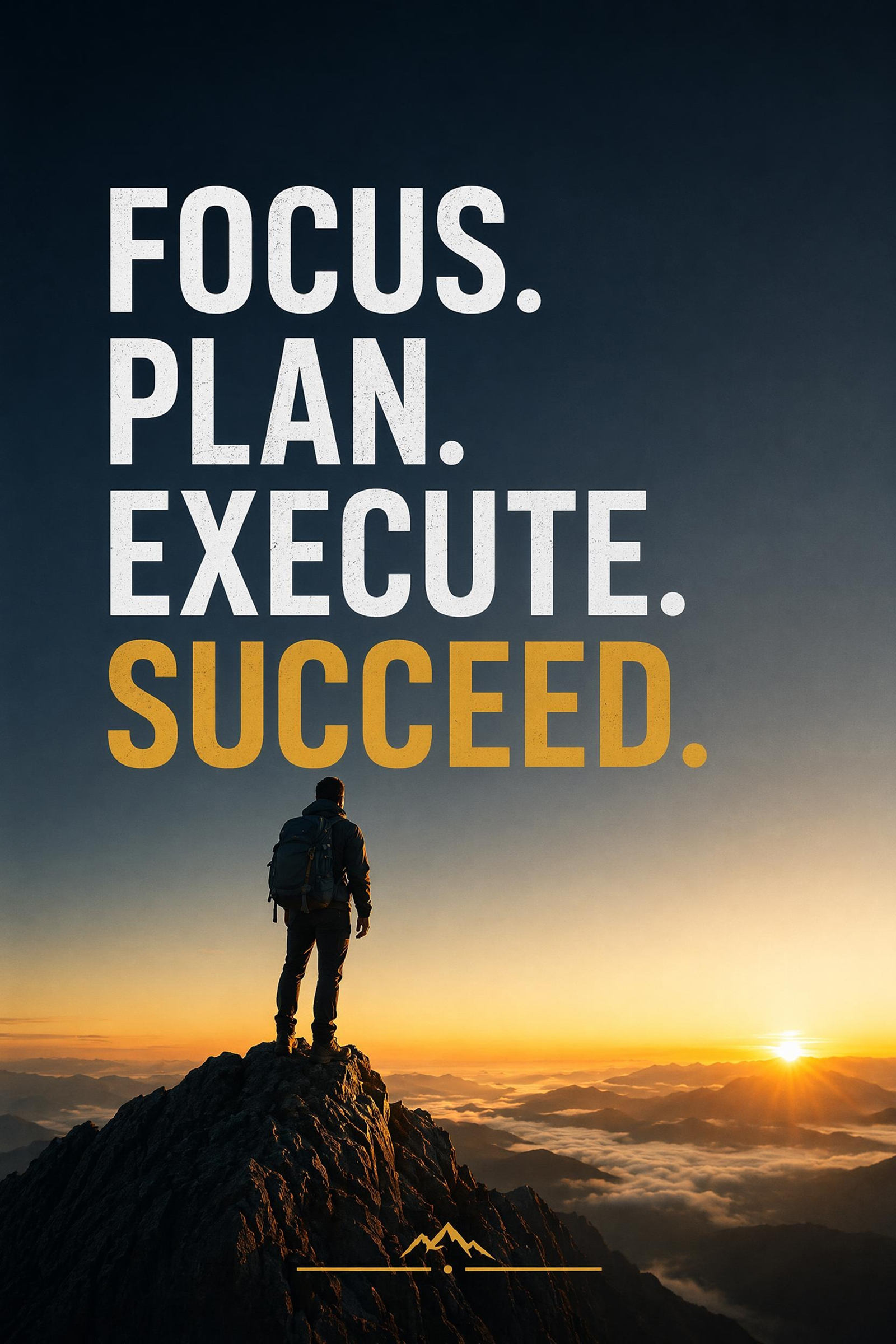 AI motivational poster