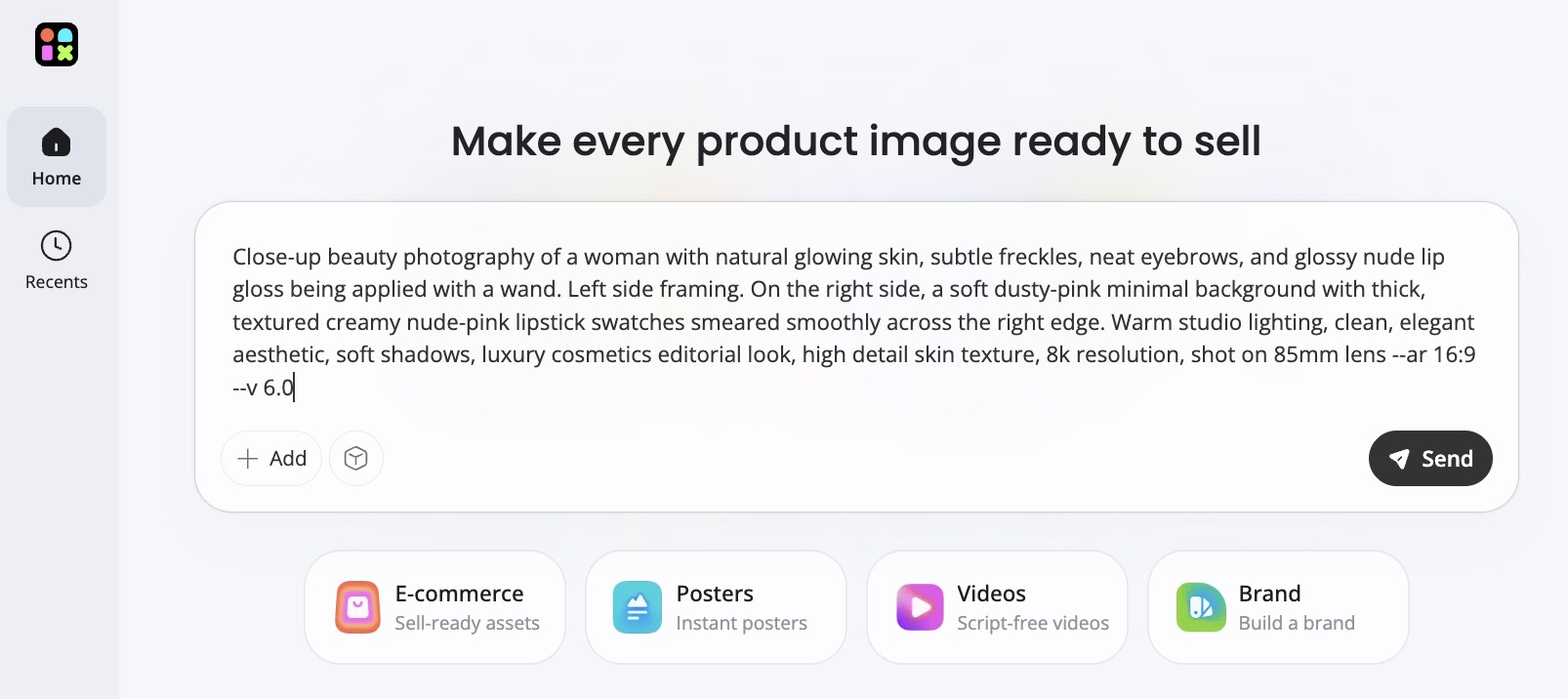 Web hero image Design prompt
