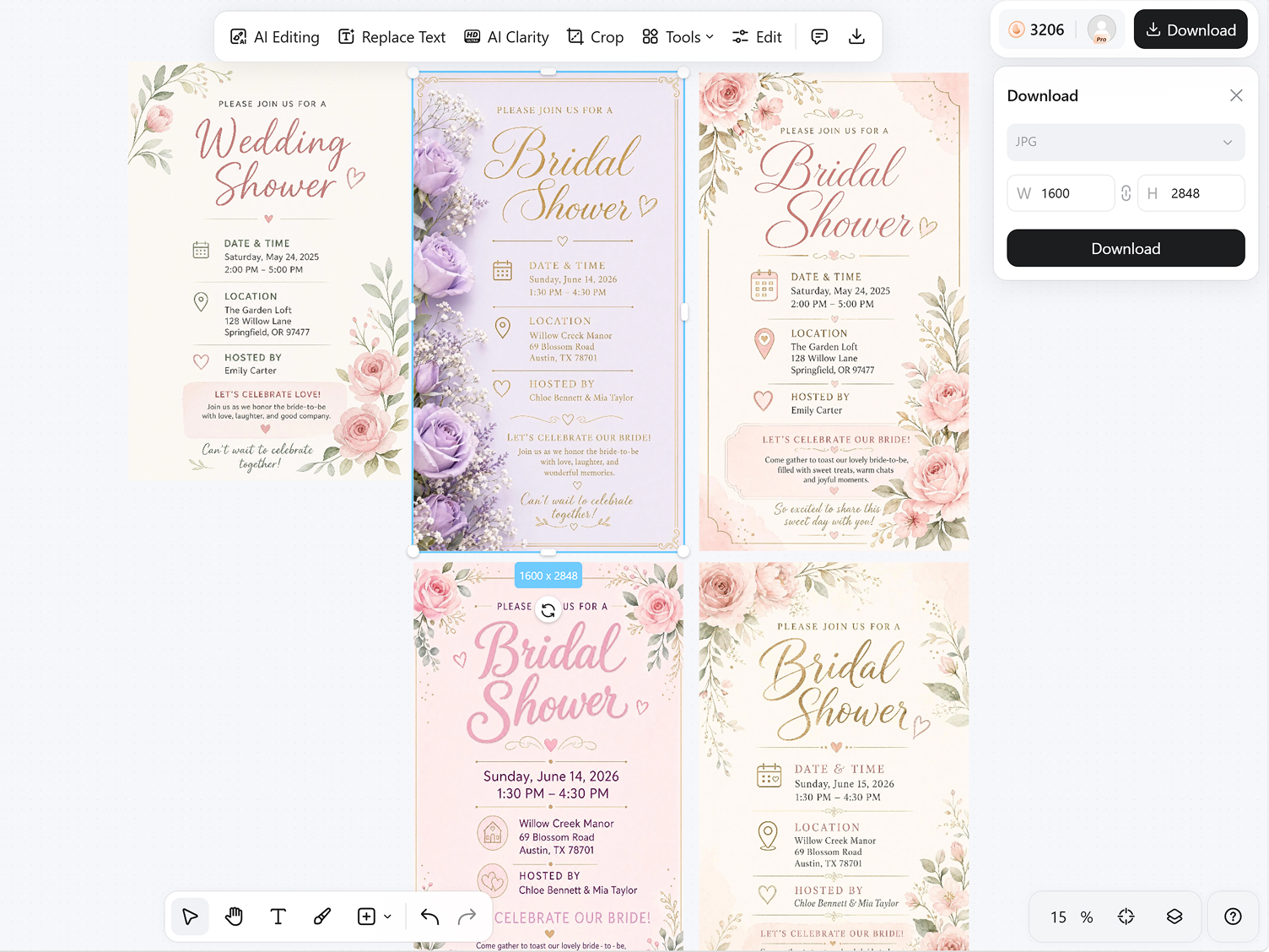 How to Make a Wedding Poster With AI