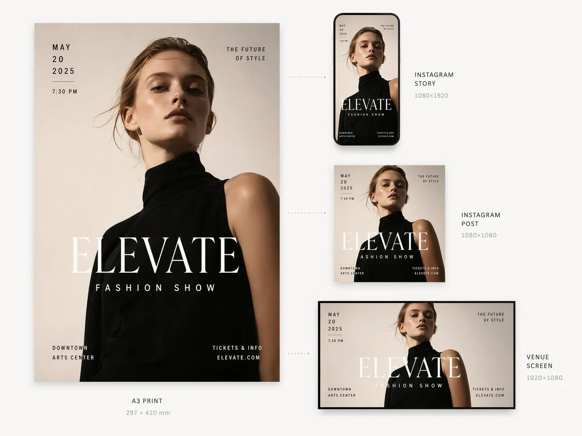AI Resizes Posters for Social, Print, and Venues