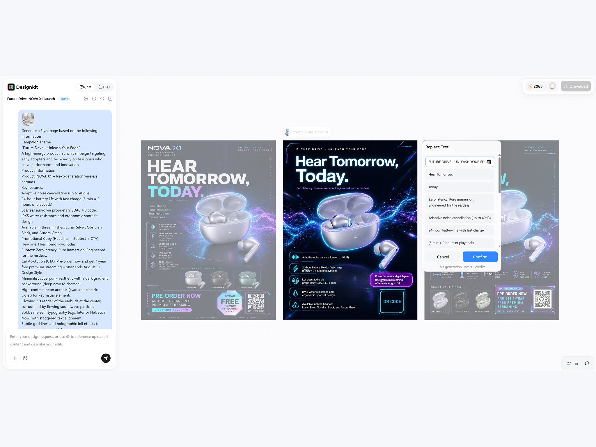 Generate Your Flyer Design