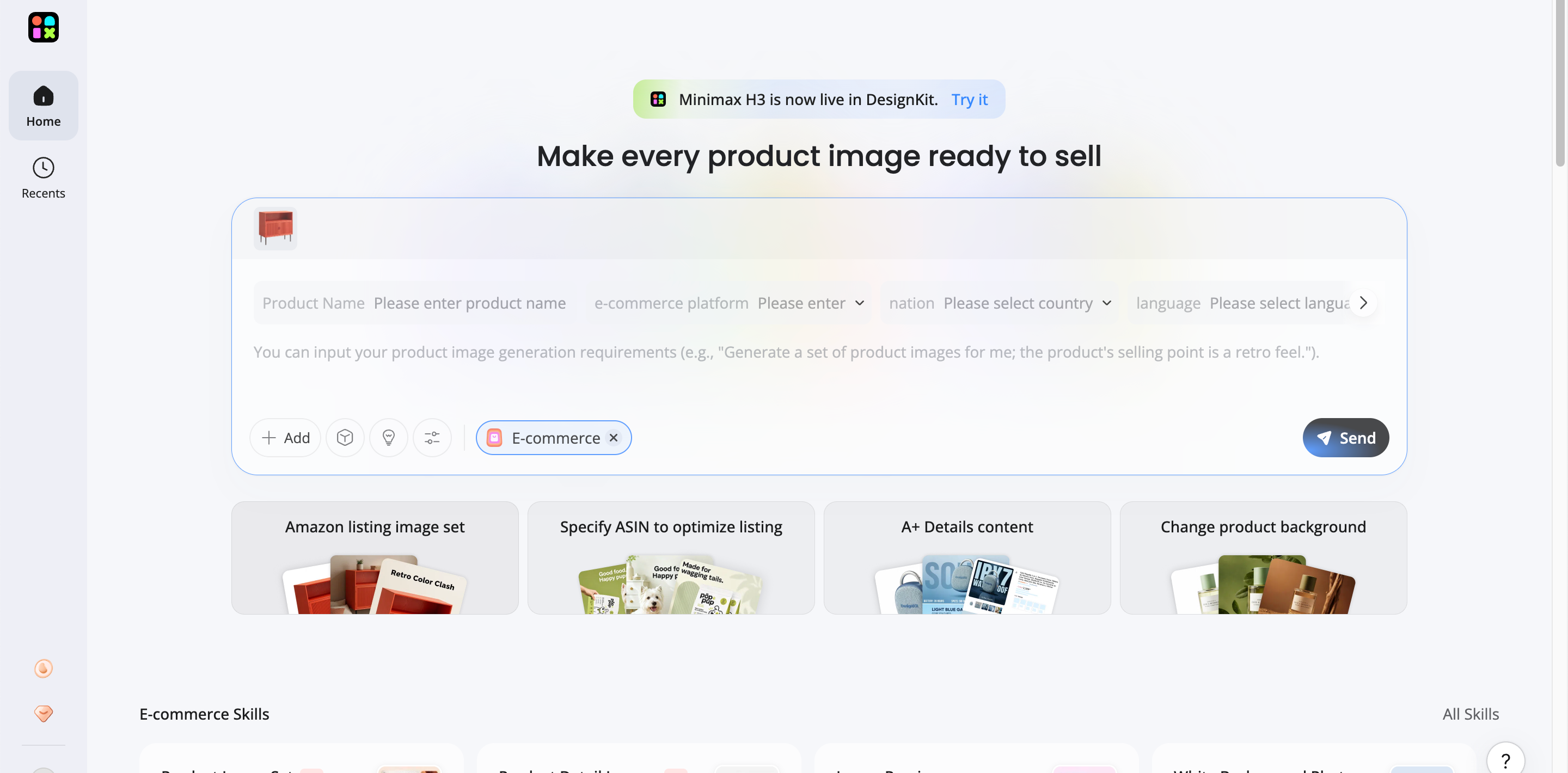 Upload your product images
