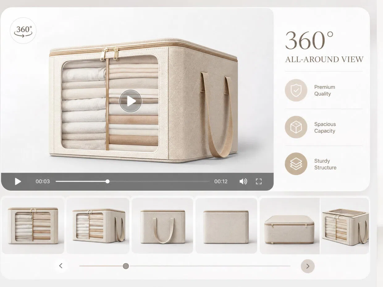 eCommerce Sellers: Show Product Shape and Detail That Static Images Can't