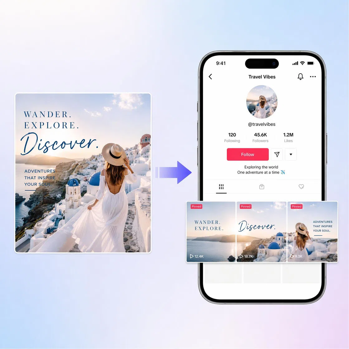 banner maker for tiktok
