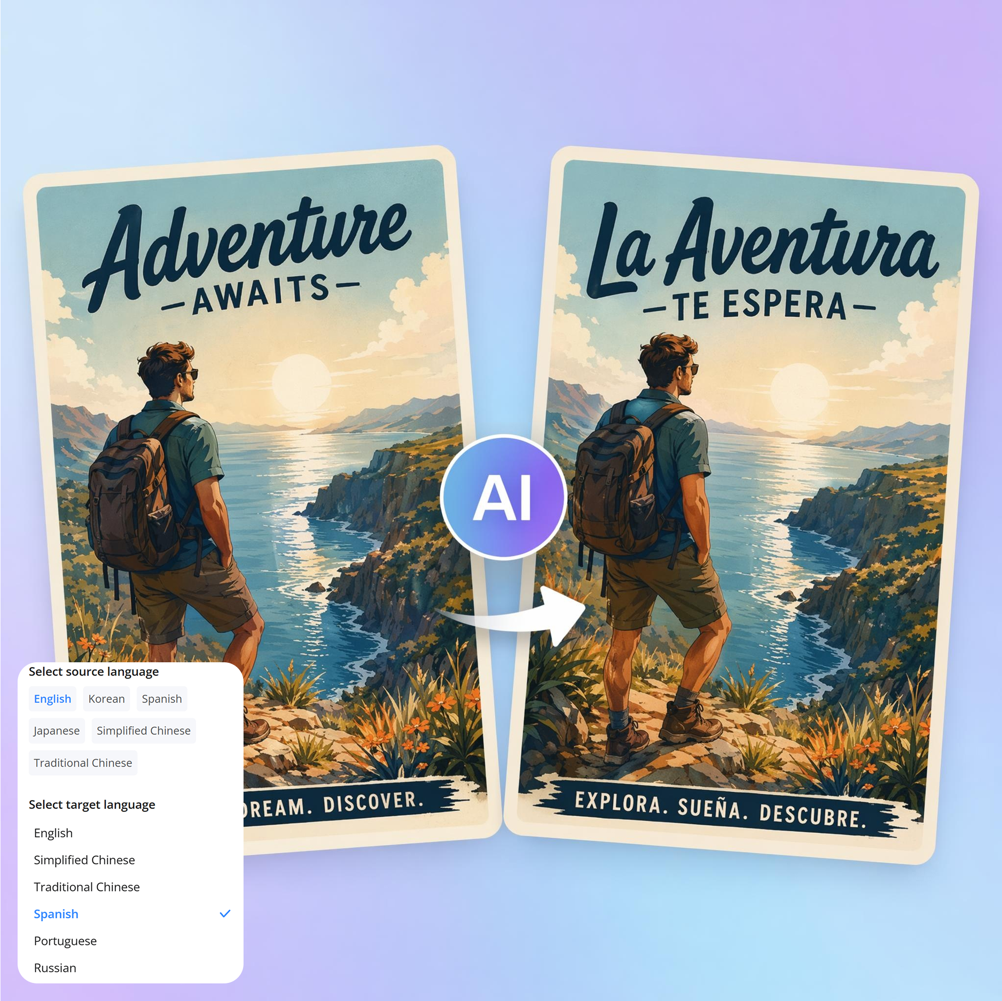 translate image text into any language
