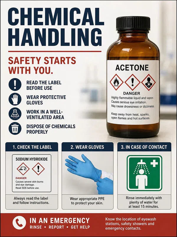 AI Generated Lab Safety Poster