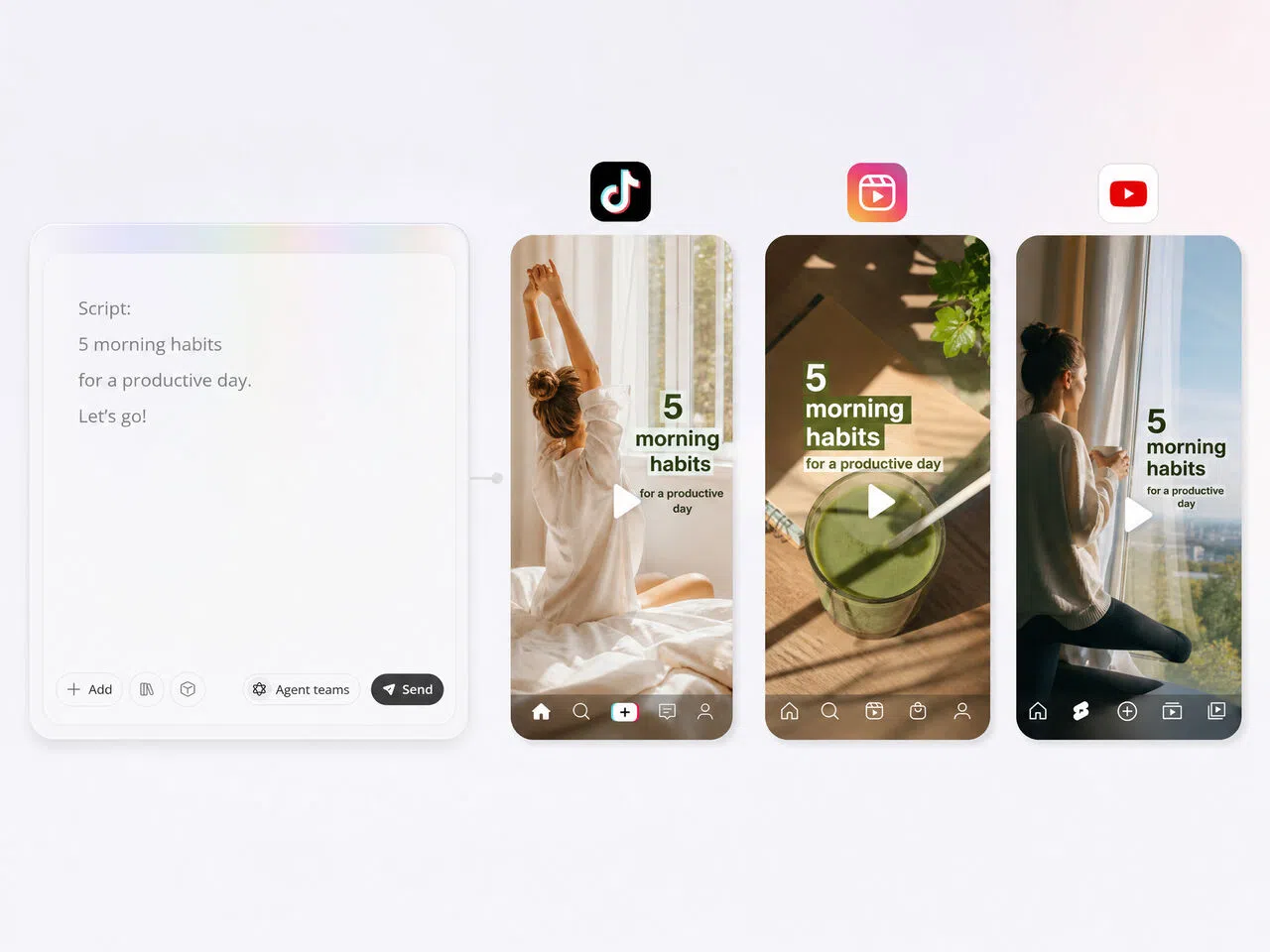 Turn Content Ideas Into Short-Form Videos