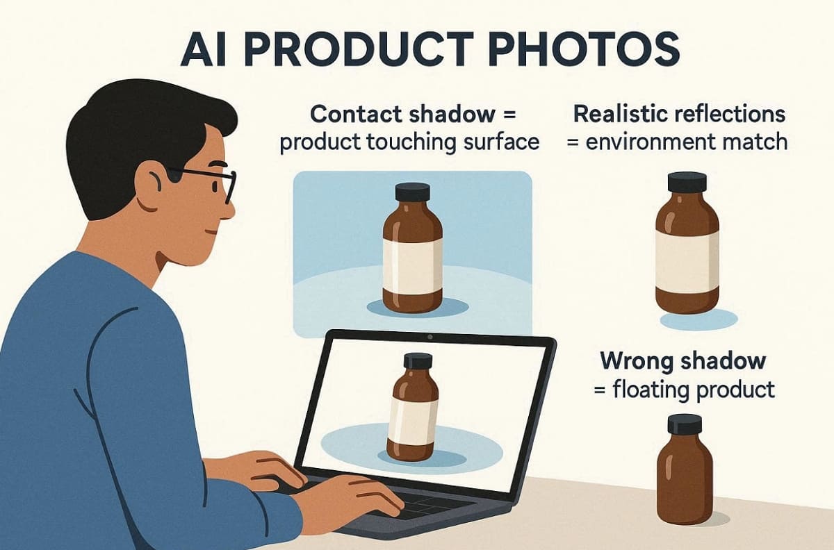 contact shadow in ai photography