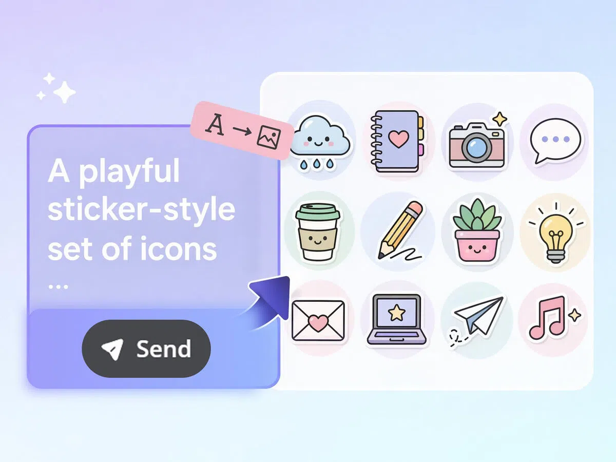 Turn a Text Prompt Into Clipart