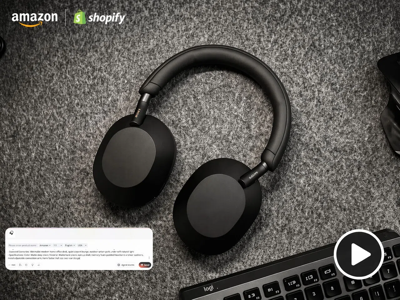 Create Product Videos for headphone